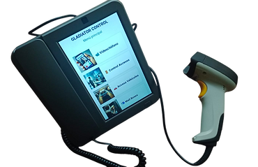 Terminal y software ID Access con lector óptico de visitas