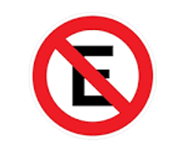 Cartel disuasivo No Estacionar